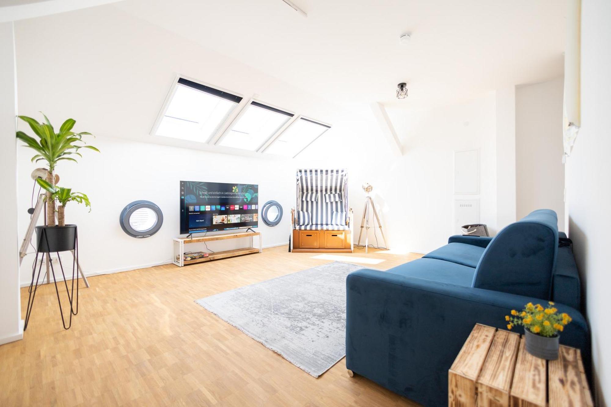 Ko-living - Captain's - Altstadt - Mit Kueche, Smart Tv & Balkon - 6p Apartment *